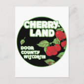 ヴィンテージエフエメラシェリーランドドアカウンティウィスコンシン ポストカード (正面)