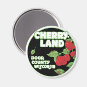 ヴィンテージエフエメラシェリーランドドアカウンティウィスコンシン マグネット (正面/裏面)
