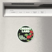 ヴィンテージエフエメラシェリーランドドアカウンティウィスコンシン マグネット (インサイチュ (食洗機))