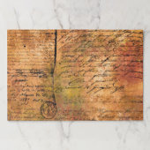 ヴィンテージエフエメラティアウェイランチョンマット ペーパーパッド (正面)