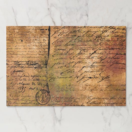 ヴィンテージエフエメラティアウェイランチョンマット ペーパーパッド (正面)