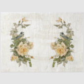 ヴィンテージエフエメラバードボタニカルフローラの分離 薄葉紙 (正面)