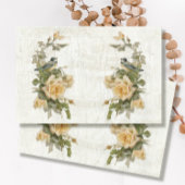 ヴィンテージエフエメラバードボタニカルフローラの分離 薄葉紙