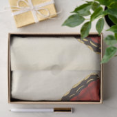 ヴィンテージエフエメラレッドバタフライモスデクページ 薄葉紙 (ギフト)