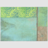 ヴィンテージエフエメラBOHOボタニカルレモンデクページ 薄葉紙 (正面)