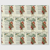 ヴィンテージエフ遠くにエメラinマンガークリスマスカロル ラッピングペーパー (フラット)