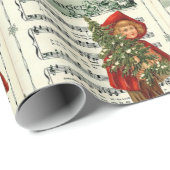 ヴィンテージエフ遠くにエメラinマンガークリスマスカロル ラッピングペーパー (ロールコーナー)