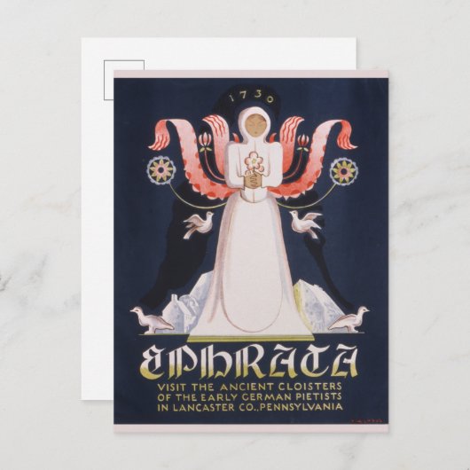 ヴィンテージエプラタペンシルバニアクロースター ポストカード (正面/裏面)