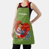 ヴィンテージエプロンレトロおばあちゃんガーデニング料理ギフト エプロン (インサイチュ)