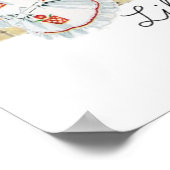 ヴィンテージエプロン裁縫模様ポスターアート ポスター (角)