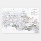 ヴィンテージエベレスト山の予備地図 ラッピングペーパーシート (正面2)