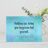 ヴィンテージエマーソンハピネス感動的引用文ブルー (スタンド正面)