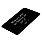 ヴィンテージエマーソンハピネス感動的引用文 マグネット (左側)