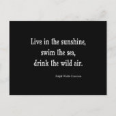 ヴィンテージエマーソンライブインサンシャイン引用文 ポストカード (正面)