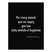 ヴィンテージエマーソ感動的ンハピネス引用文 フォトプリント (正面)