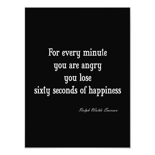 ヴィンテージエマーソ感動的ンハピネス引用文 フォトプリント (正面)