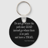 ヴィンテージエマーソ感動的ンリーダーシップ引用文 キーホルダー (正面)