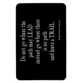 ヴィンテージエマーソ感動的ンリーダーシップ引用文 マグネット (縦)