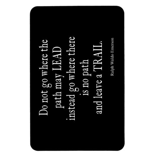 ヴィンテージエマーソ感動的ンリーダーシップ引用文 マグネット (縦)