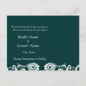 ヴィンテージエメラルドグリーンハートダム 案内ポストカード (裏面)