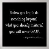 ヴィンテージエメ感動的ルソン成長優先引用文 ポスター (正面)