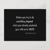 ヴィンテージエメ感動的ルソン成長優先引用文 ポストカード (正面)