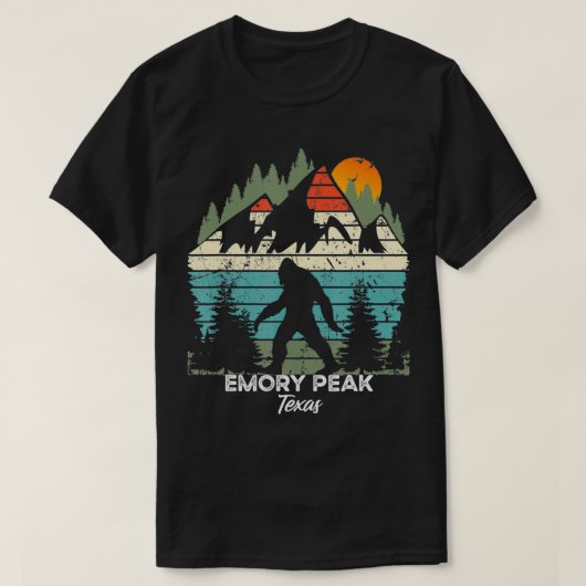 ヴィンテージエモリーピークテアス国立公園レトロ80の Tシャツ (デザイン正面)