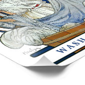 ヴィンテージエラビクトリアンーアールヌーボーランドリー フォトプリント            (角)