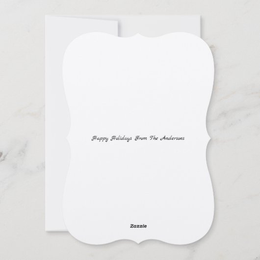 ヴィンテージエラビクトリアンーバラホリデーカード シーズンカード (裏面)