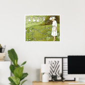 ヴィンテージエルサベスコウフェアリーリングや輪 ポスター (ホームオフィス)