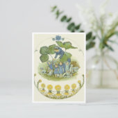 ヴィンテージエルサベスコウフラワーフェアリーハガキ ポストカード (スタンド正面)