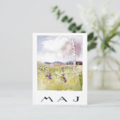 ヴィンテージエルサベスコウメイハガキ ポストカード (スタンド正面)