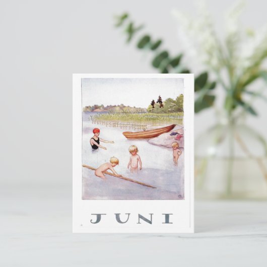 ヴィンテージエルサベスコウ6月はがき ポストカード (スタンド正面)