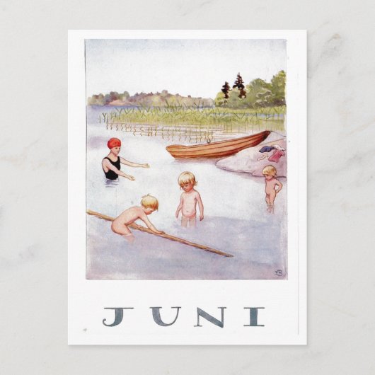 ヴィンテージエルサベスコウ6月はがき ポストカード (正面)