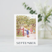 ヴィンテージエルサベスコウ9月はがき ポストカード (スタンド正面)