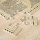 ヴィンテージエルサルバドルの地図(1858年) ジグソーパズル (側面)