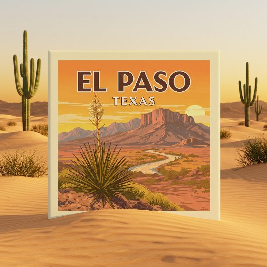 ヴィンテージエルパソテキサス州 タイル