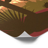 ヴィンテージエルパソテキサス州 ポスター (角)