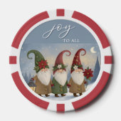 ヴィンテージエルフ "Joy To All" ポーカー チップ (正面)