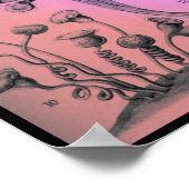 ヴィンテージエルンストヘイケルレインボーカラーポスタープリント ポスター (角)