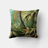 ヴィンテージエルンストヘッケルボタニカルパーム クッション (裏面)