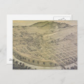 ヴィンテージエル・パソ・テキサス州の絵図(1886) ポストカード (正面/裏面)