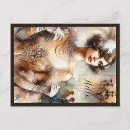 ヴィンテージエレガンスアールデコ ポストカード