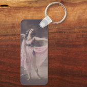 ヴィンテージエレガンスインピンクフローラドレス キーホルダー (裏面)