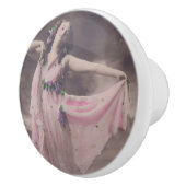 ヴィンテージエレガンスインピンクフローラドレス セラミックノブ (右)