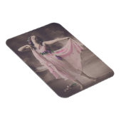 ヴィンテージエレガンスインピンクフローラドレス マグネット (右側)