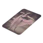 ヴィンテージエレガンスインピンクフローラドレス マグネット (左側)