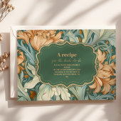 ヴィンテージエレガンスウィリアムモリスフローラブライダル エンクロージャーカード