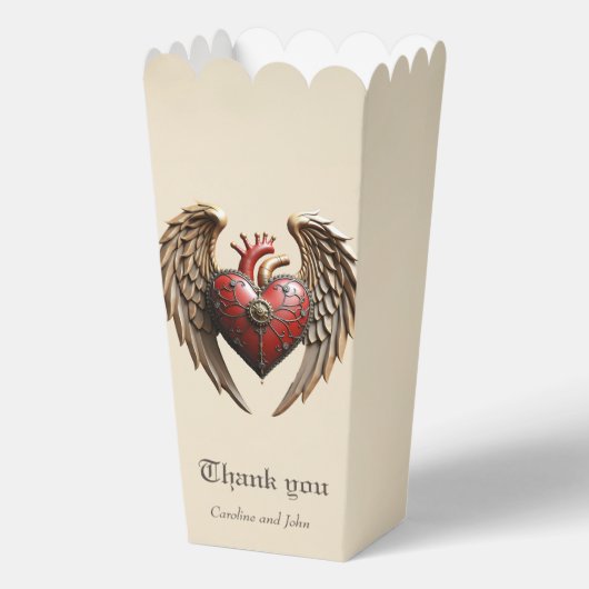 ヴィンテージエレガンスエレガント：時計とハート。 フェイバーボックス (正面)