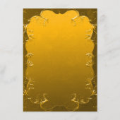 ヴィンテージエレガンスゴールデン結婚ズ詳細 エンクロージャーカード (裏面)